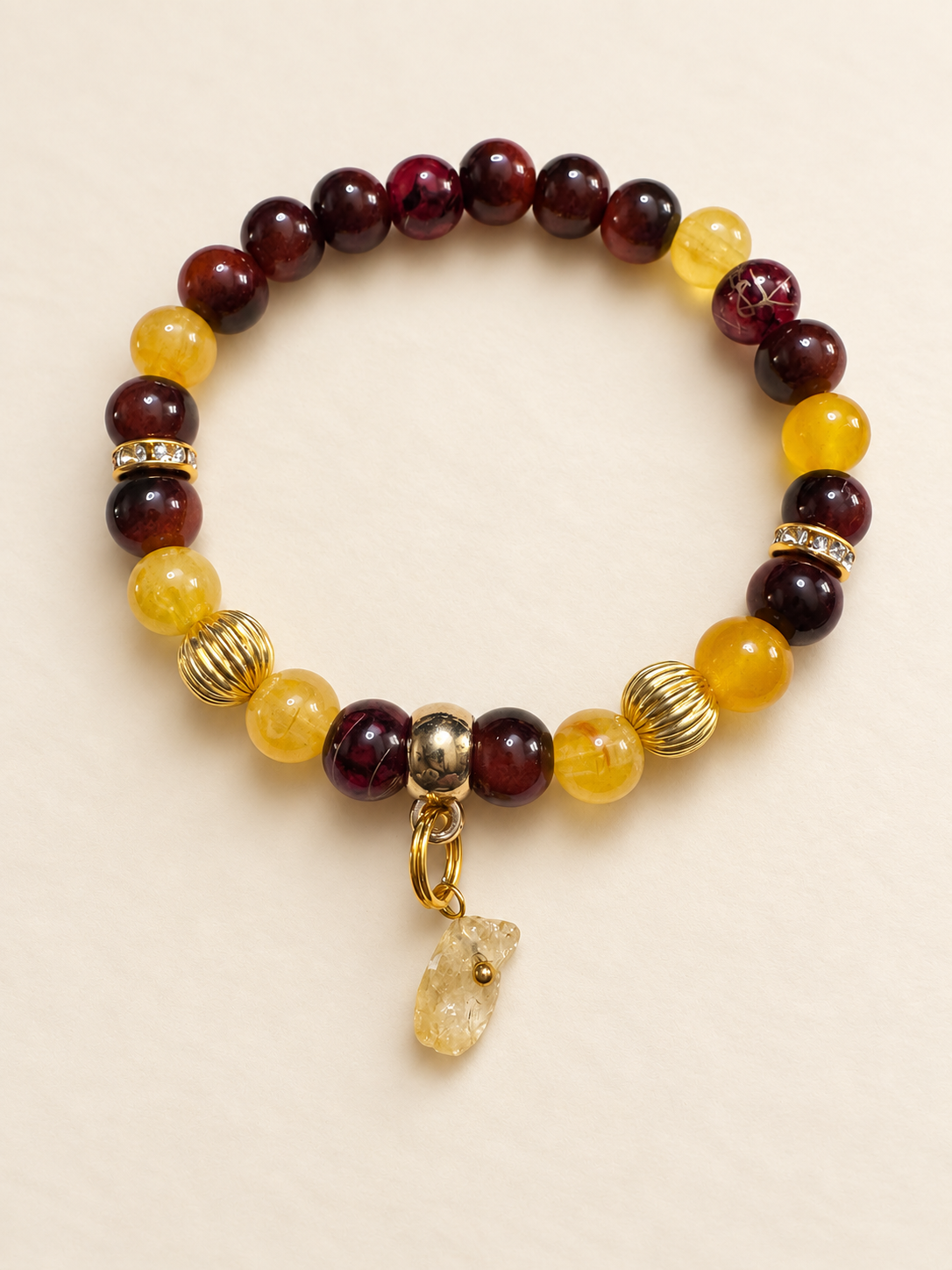 Golden Merlot Bracelet