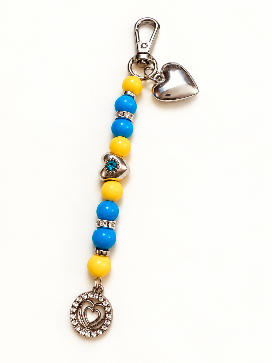 Sunny Heart – Keychain Charm