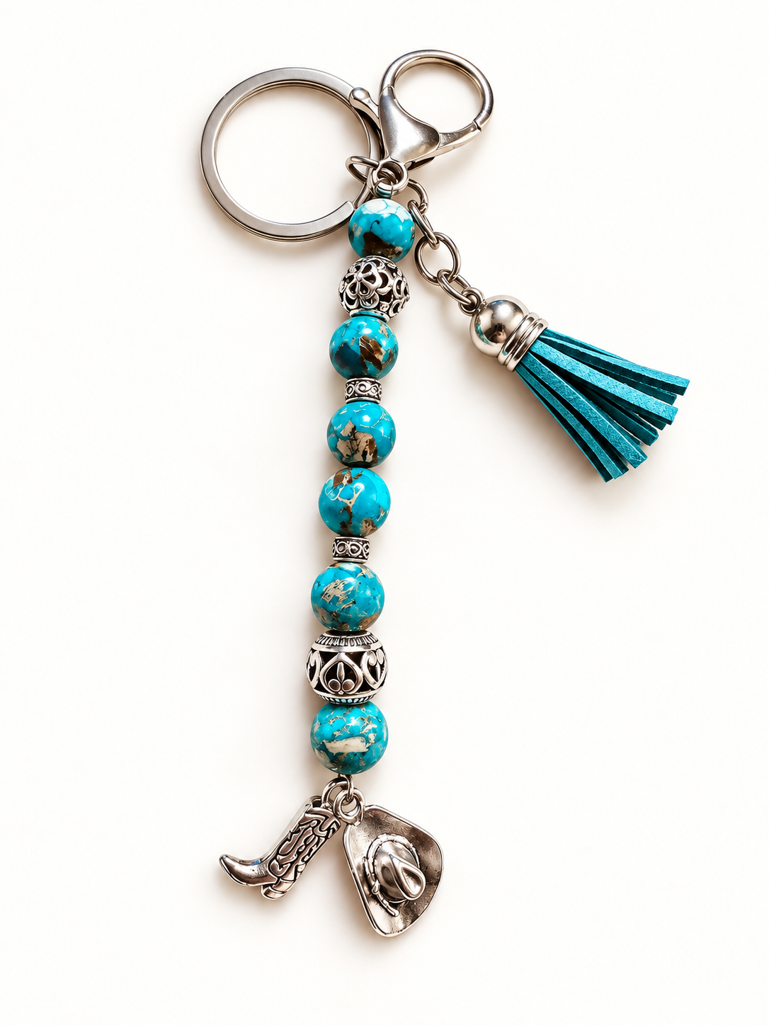 Turquoise Trail – Keychain Charm