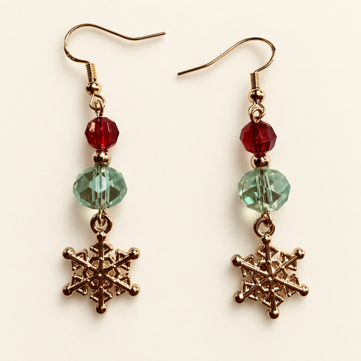 Winter Wishes – Christmas Snowflake Earrings